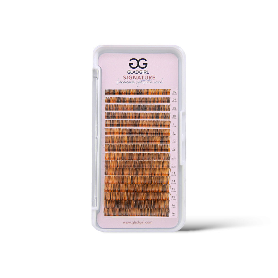 Signature Mink Mixed Length Techno-Color Lashes - D Curl