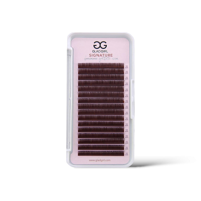 Signature Mink Brown Eyelash Extensions – brown lash tray