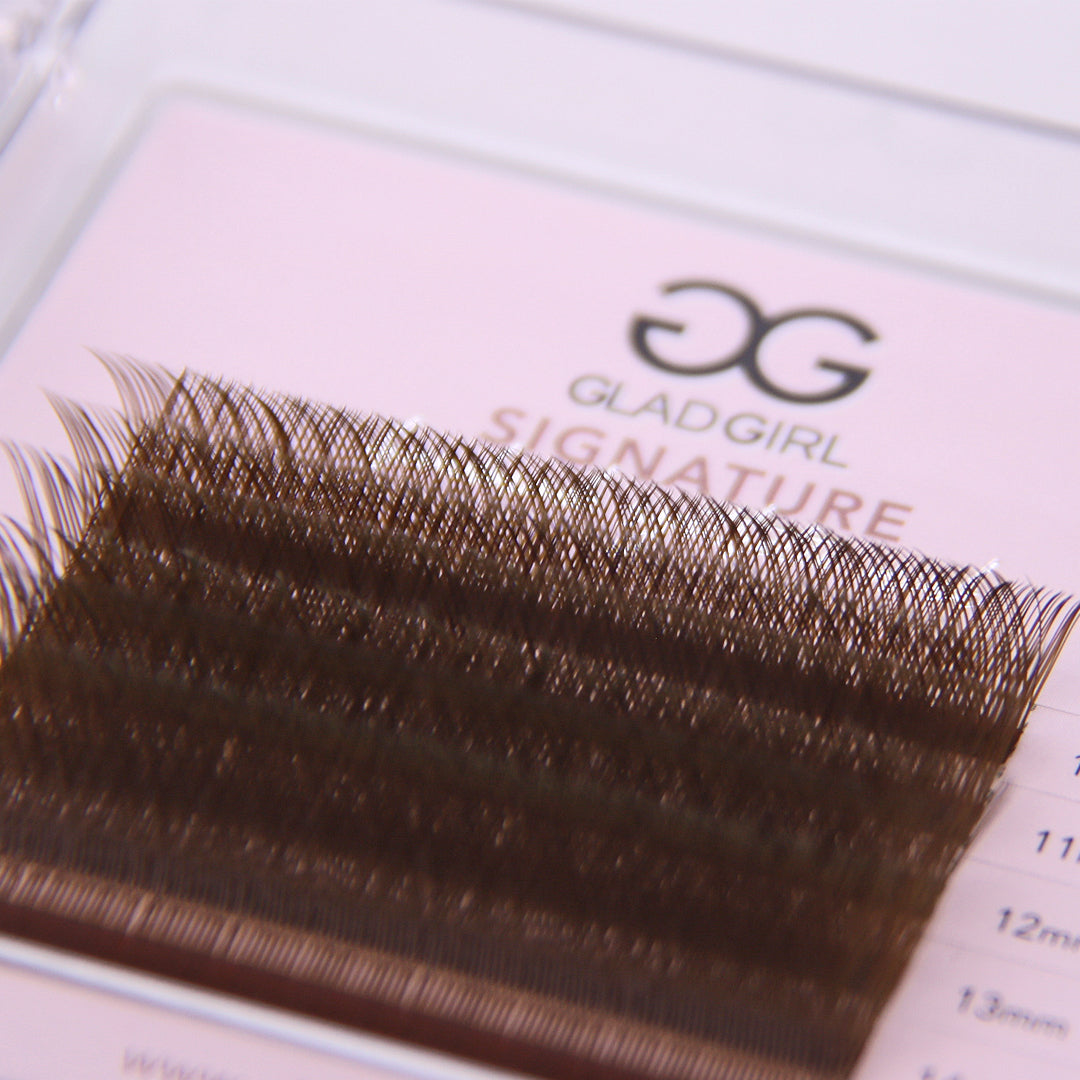 Signature Mink Mixed Length YY Dark Brown Lashes - D Curl 0.07 x 10 through 15mm