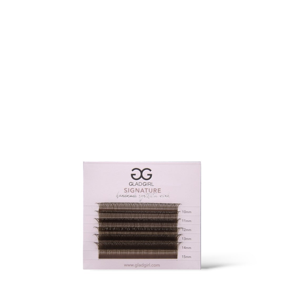 Signature Mink Mixed Length YY Dark Brown Lashes - D Curl 0.07 x 10 through 15mm