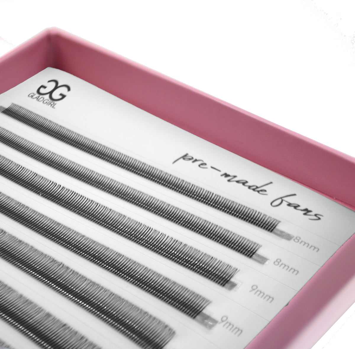 Signature Mink "Wet Lash Look" Closed Lash Fans - D Curl