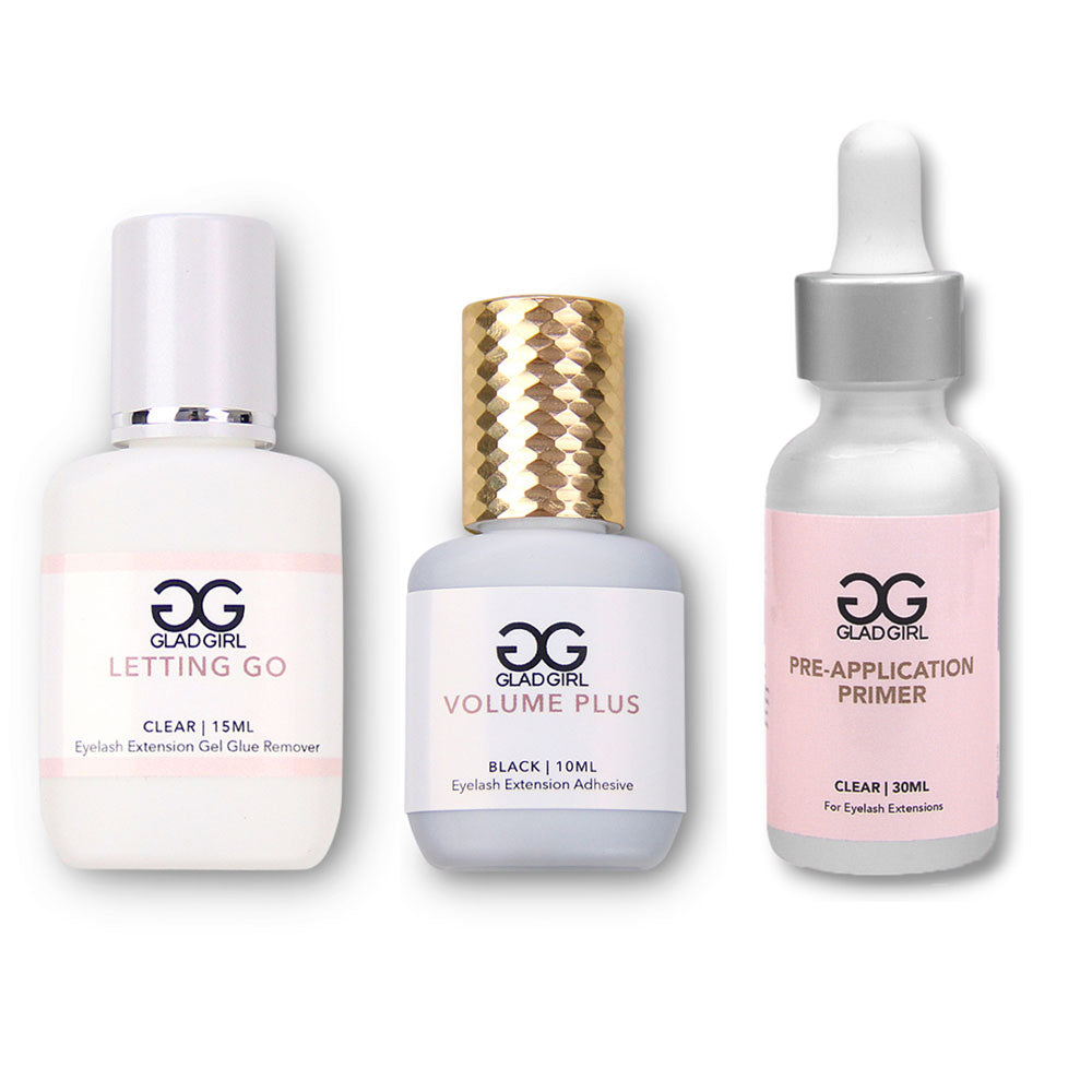 GladGirl Volume Plus Glue + Remover/Primer Combo