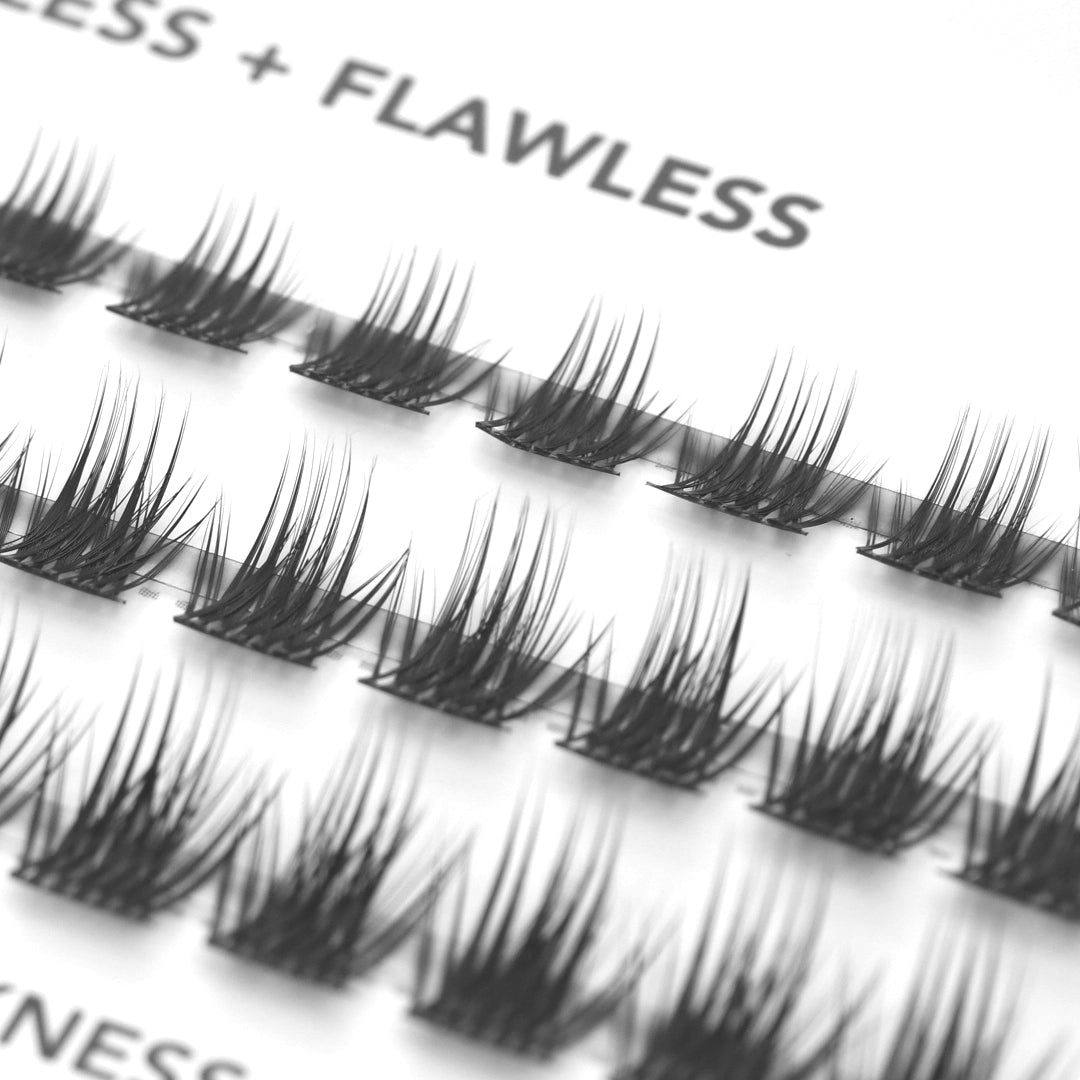 MinuteLash DIY Eyelash Extensions - Wet Set - 36 Mixed Length Clusters