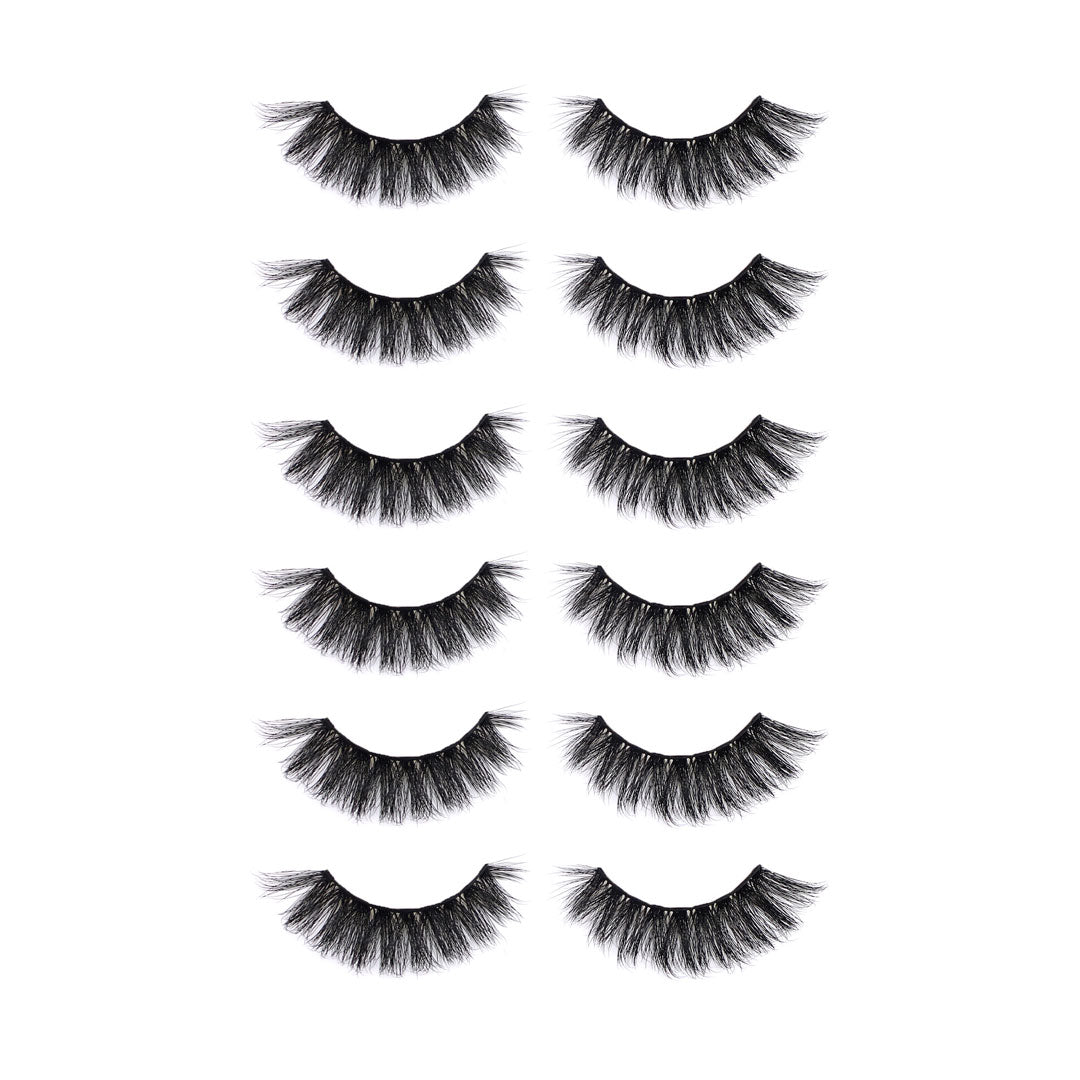 GladGirl False Lashes Bundle - Cat Eye Mega Volume