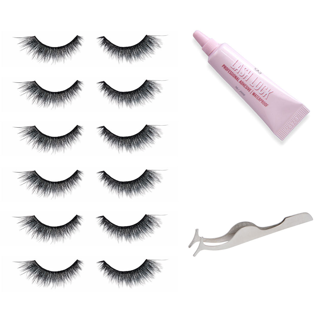 GladGirl False Lashes Bundle - Kate