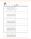 Brow Lamination Client History Form - 25 Per Quantity