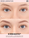 GladGirl Brow Lamination before and after