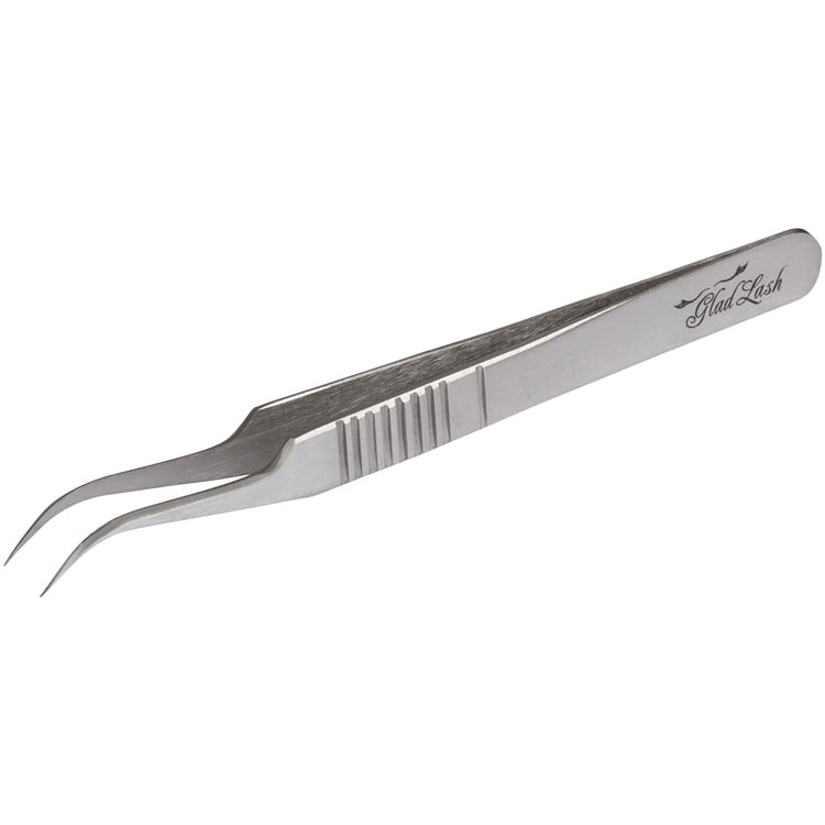 Ribbed Handle Tweezers for Eyelash Extensions