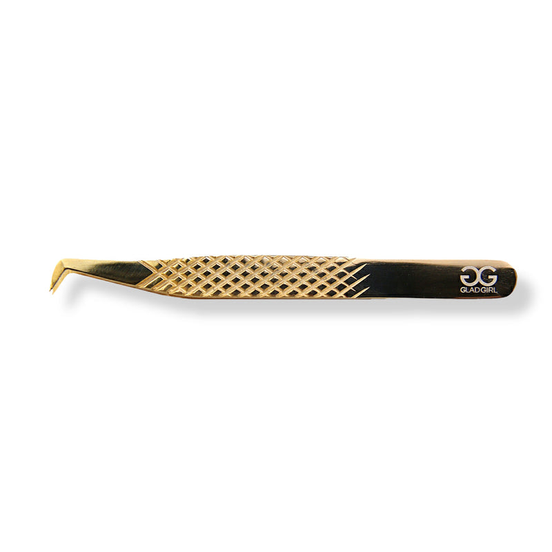 GladGirl Titanium Grip Tweezers for lash extensions