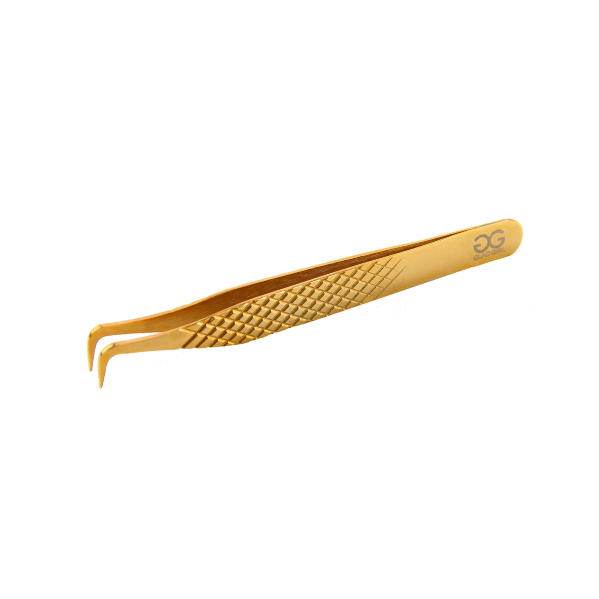 GladGirl Titanium Tweezers - 4.33&quot; Mega Volume Doe Foot | 0.58 oz front view