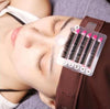 Lash applicator headband - holding 5 rows of eyelash extensions