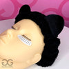 Cat Ear Headband Modelled