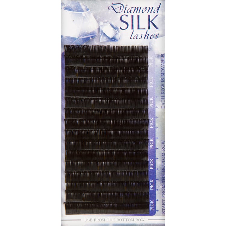 Diamond Silk Gloss Lashes - B Curl