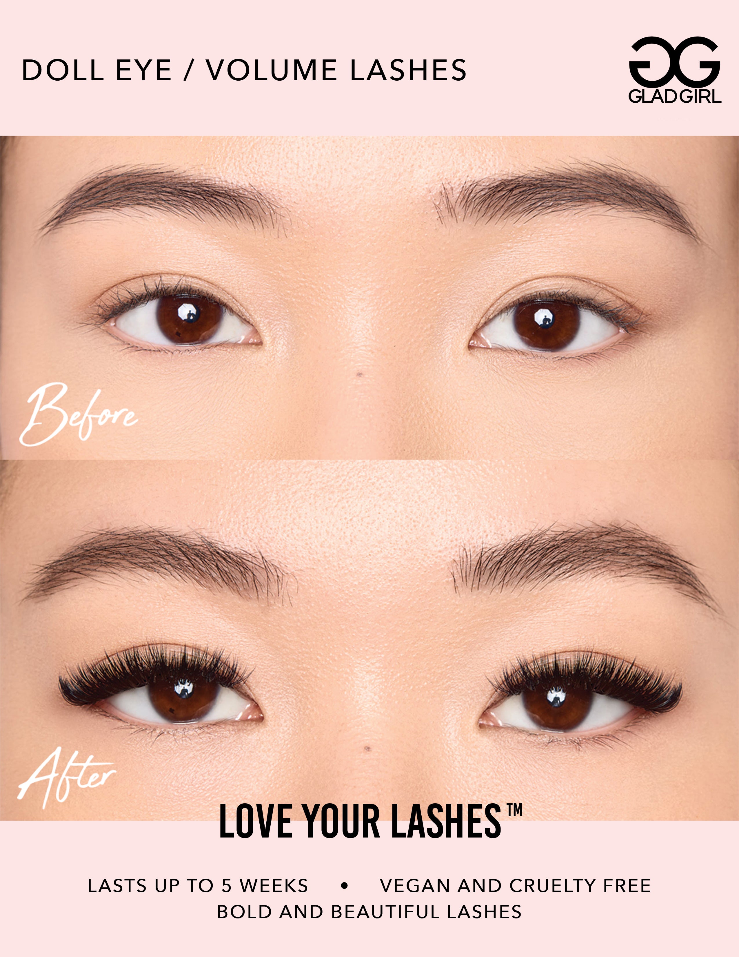 Doll discount eyelashes extension