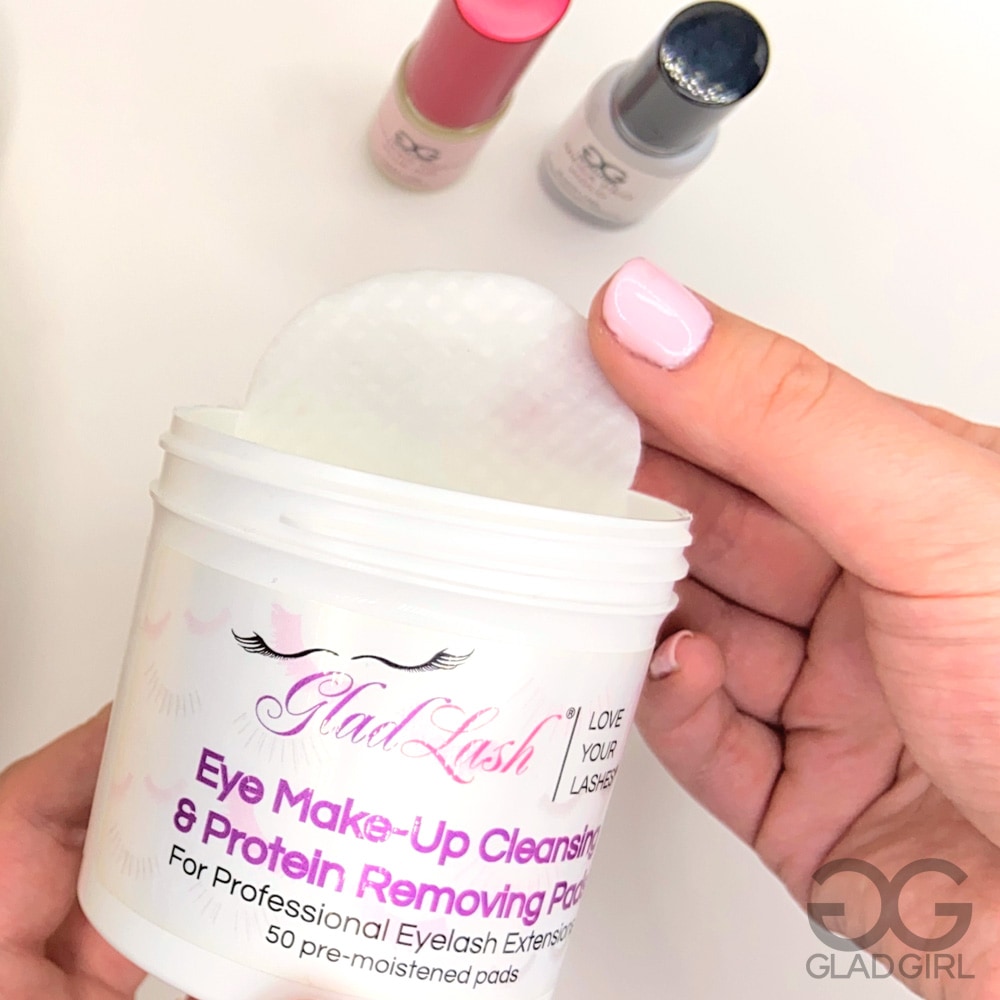 Eye Make-Up Cleansing &amp; Protein Removing Pads by Glad Lash