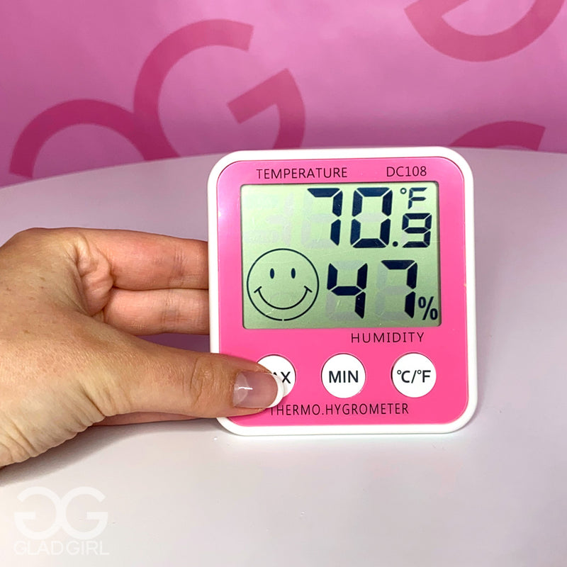 GladGirl® Eyelash Extension Hygrometer & Thermometer