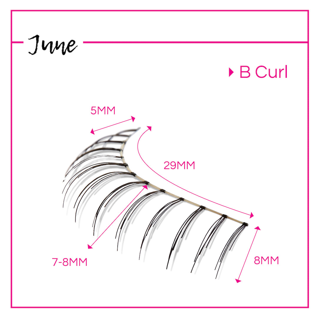 GladGirl False Lash Kit - June