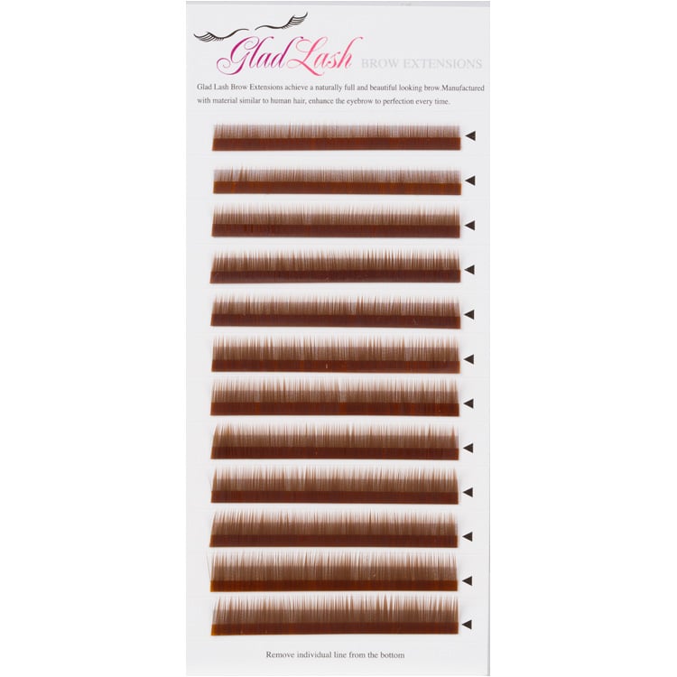 Medium Brown Eyebrow Extensions