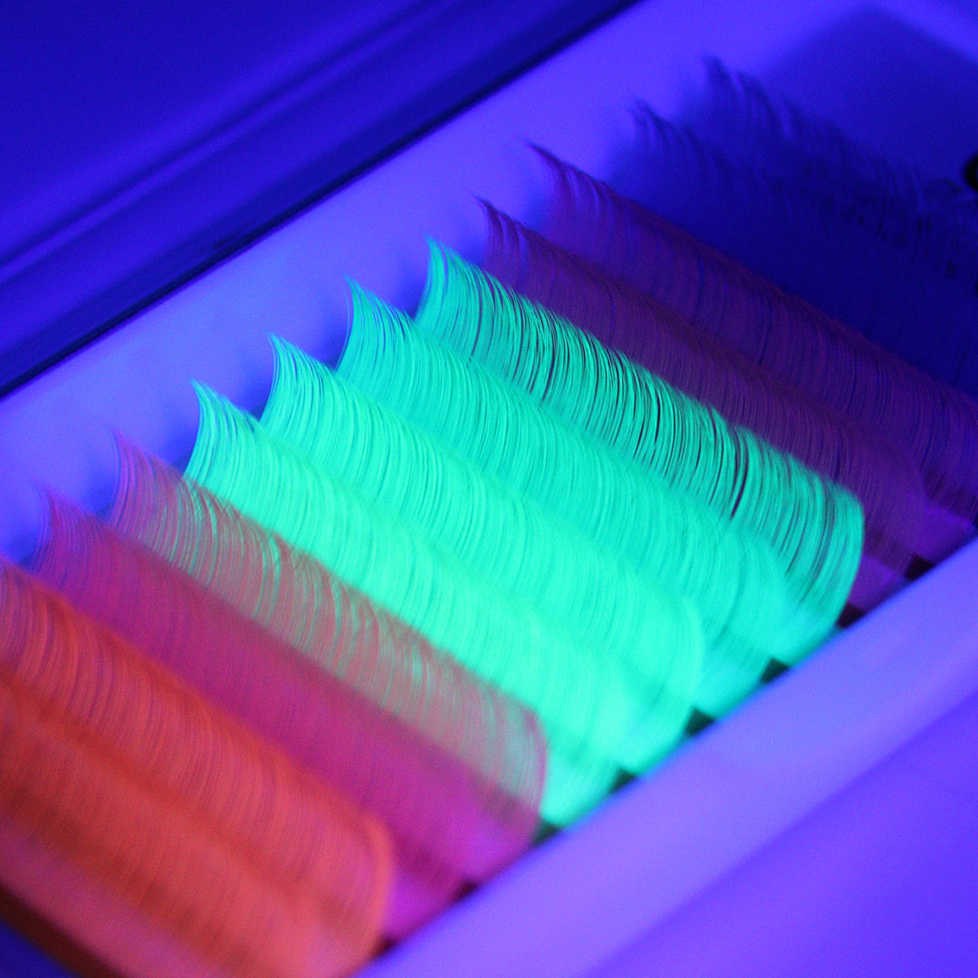 GladGirl Mixed Color Lashes UV Neon Bright Eyes