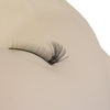 Practice Lashes on mannequin head with extensions applied