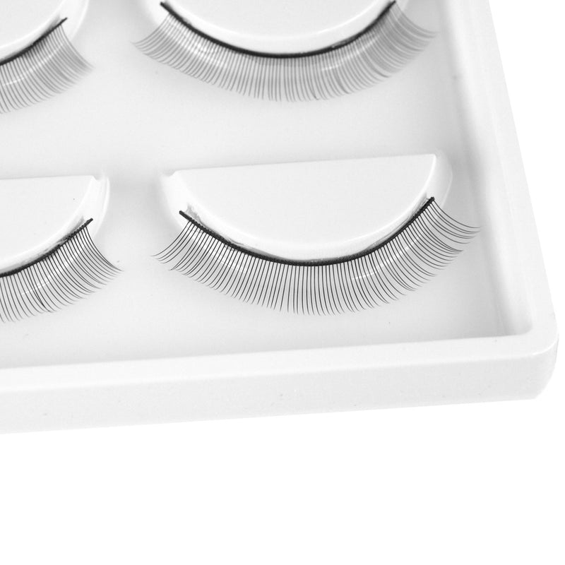 Tray of practice lashes for eyelash extensions