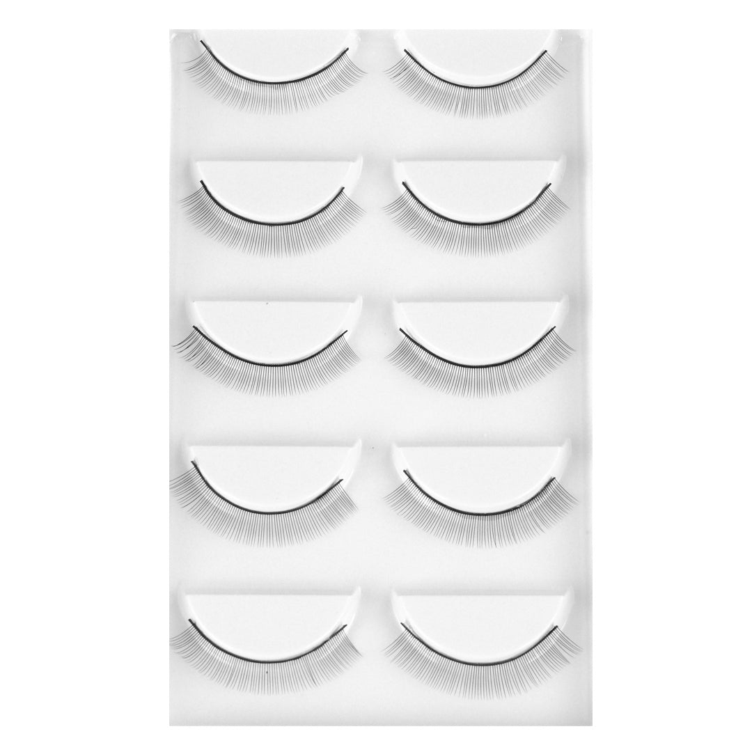 Tray of practice lashes for eyelash extensions