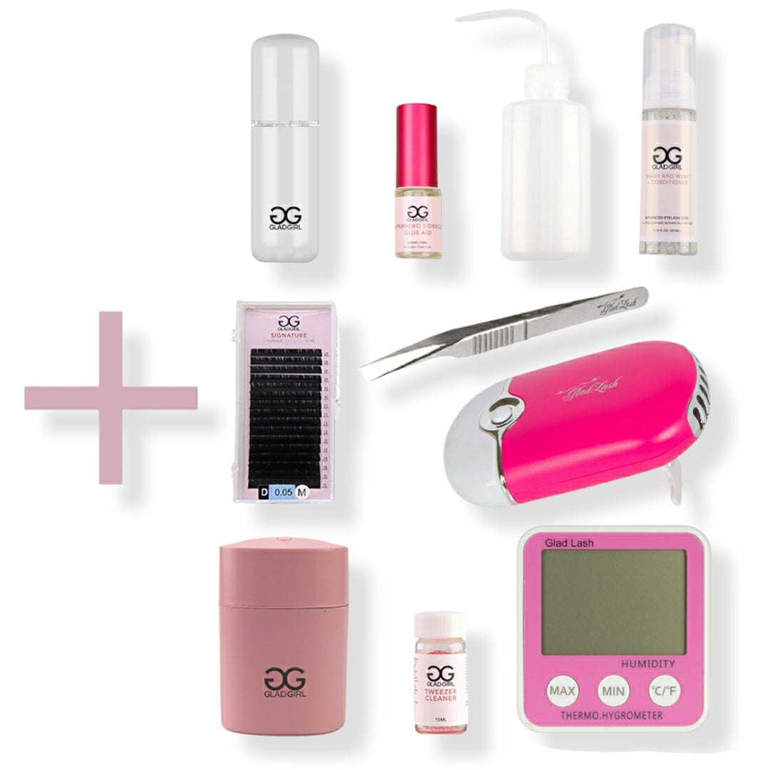 additional items in premium eyelash extension kit