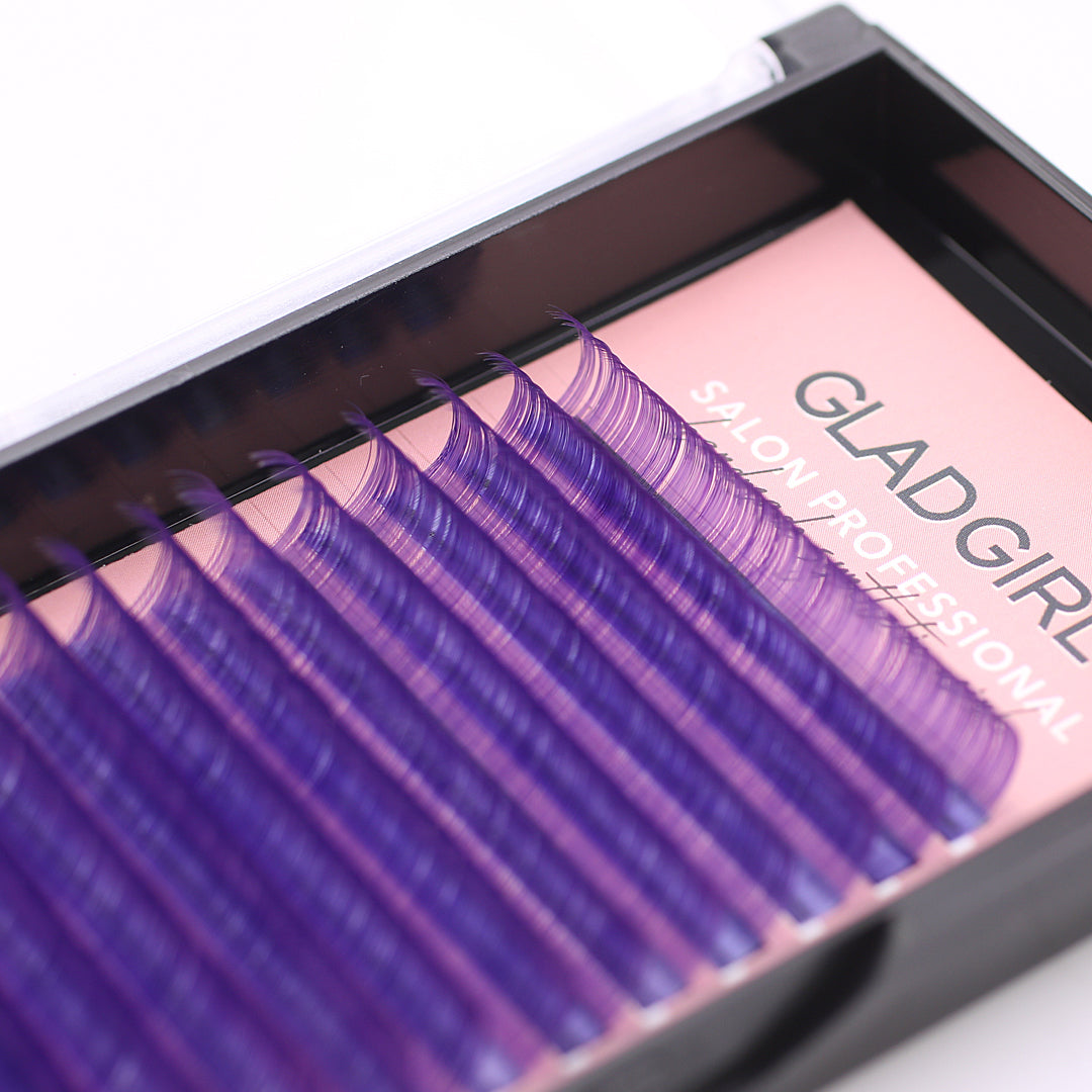 Purple Volume Eyelash Extensions
