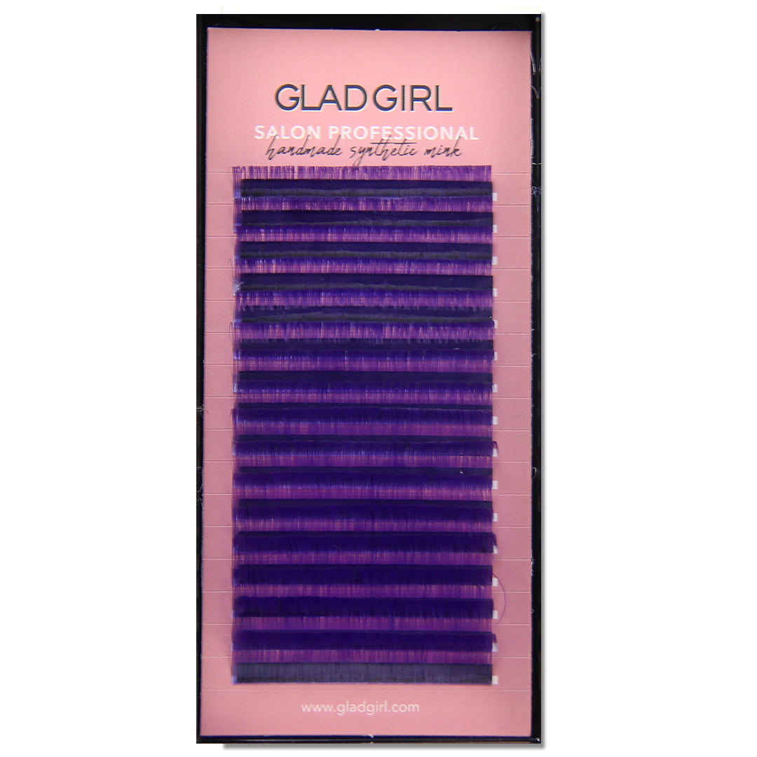 Salon Professional Mixed Length Purple Lashes