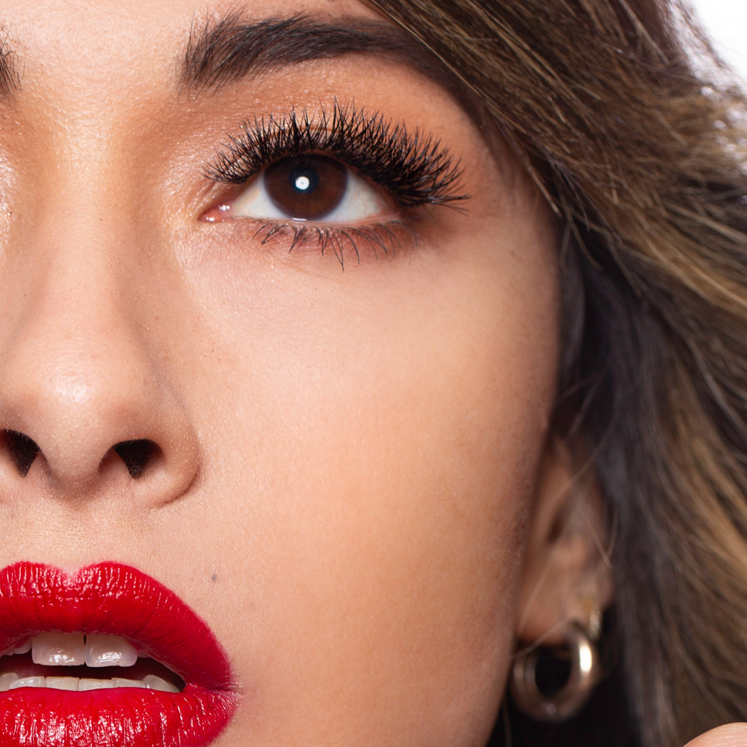 Beautiful model with eyelash extensions