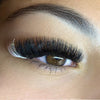 glitter and snow queen eyelash extensions