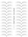 Products Spikey Eye Lash Map Sticker - Extra Long