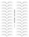 GladGirl Spikey Eye Lash Map Sticker - Medium