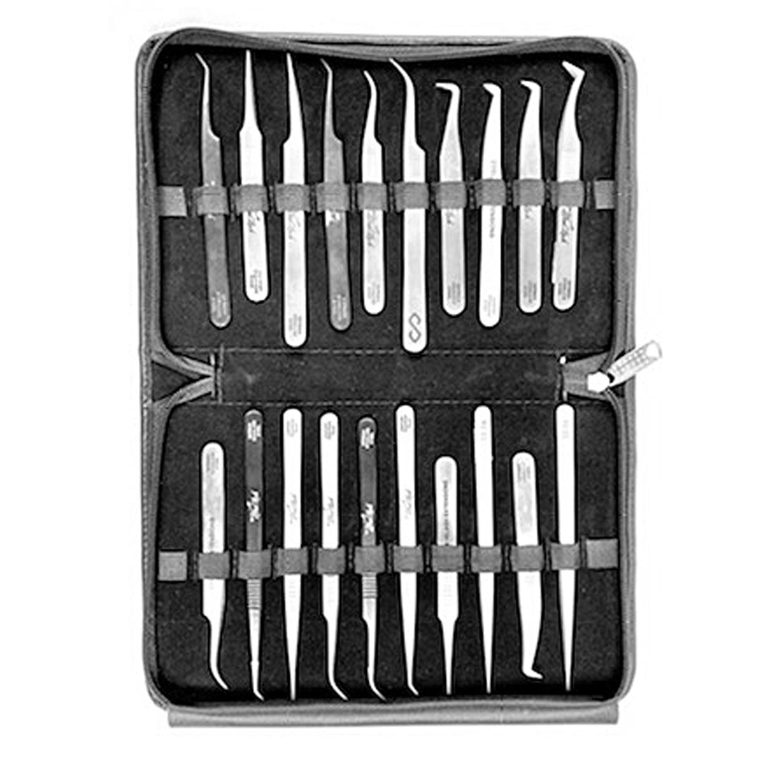 Tweezer Portfolio Case by GladGirl® top view