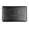 Tweezer Portfolio Case by GladGirl® embossed front view