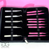 Tweezer Portfolio Case with GladGirl Tweezers