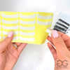 Sheet of 100 Under-Eye Pads for eyelash extensions
