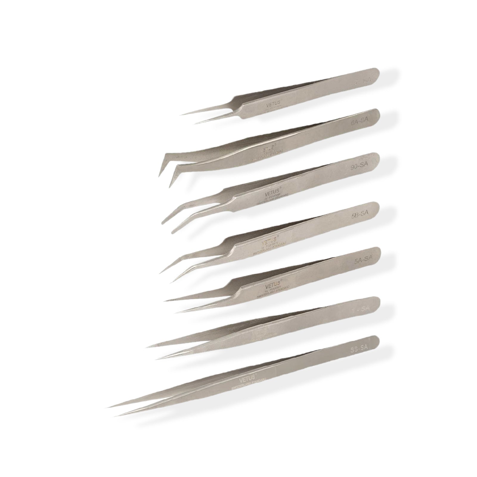 Vetus Eyelash Extension Tweezer Collection
