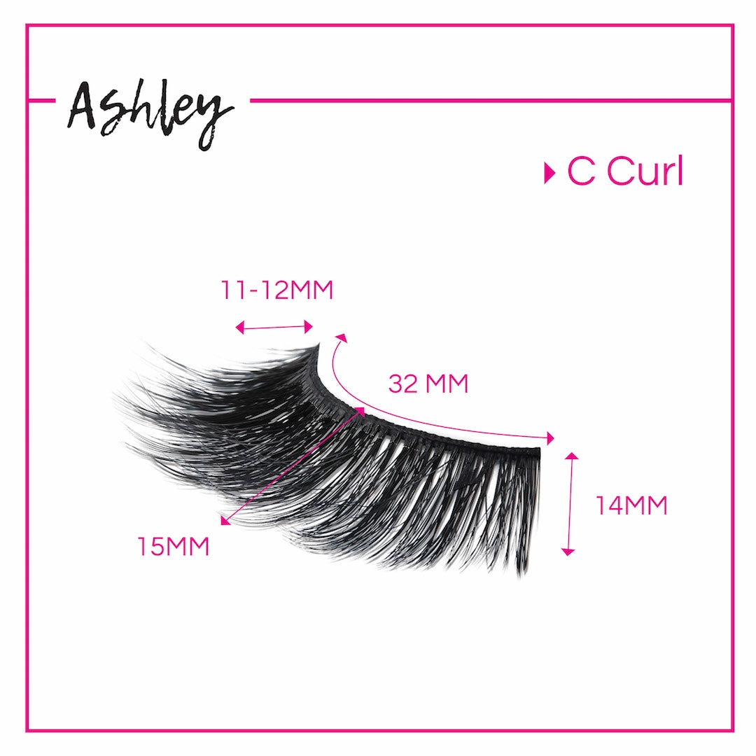 GladGirl False Lashes Bundle - Ashley