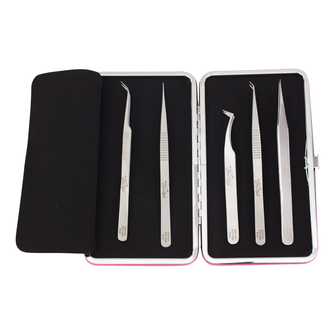 GladGirl® Magnetic Tweezer Case open from top view