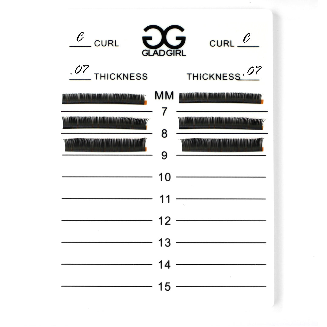 Double width lash tile with 3 rows of extensions by GladGirl