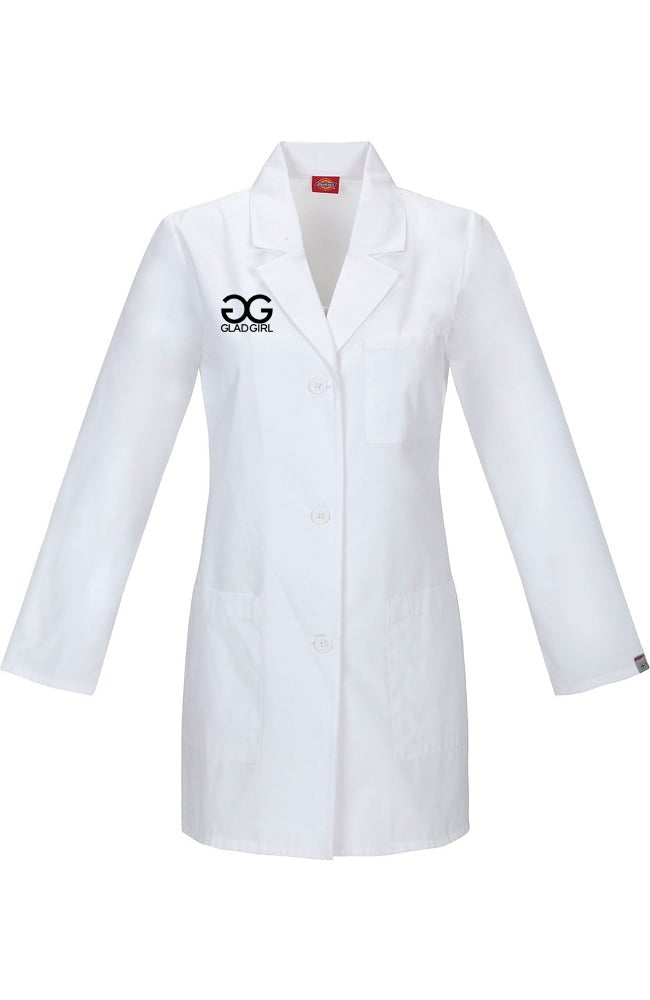 GladGirl Professional Eyelash Artist, Spa and Salon Lab Coat – Small, Medium, Large
