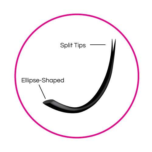 Signature Ellipse Flat Lashes - Matte Finish