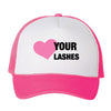 Lash Lid Hot Pink Hat
