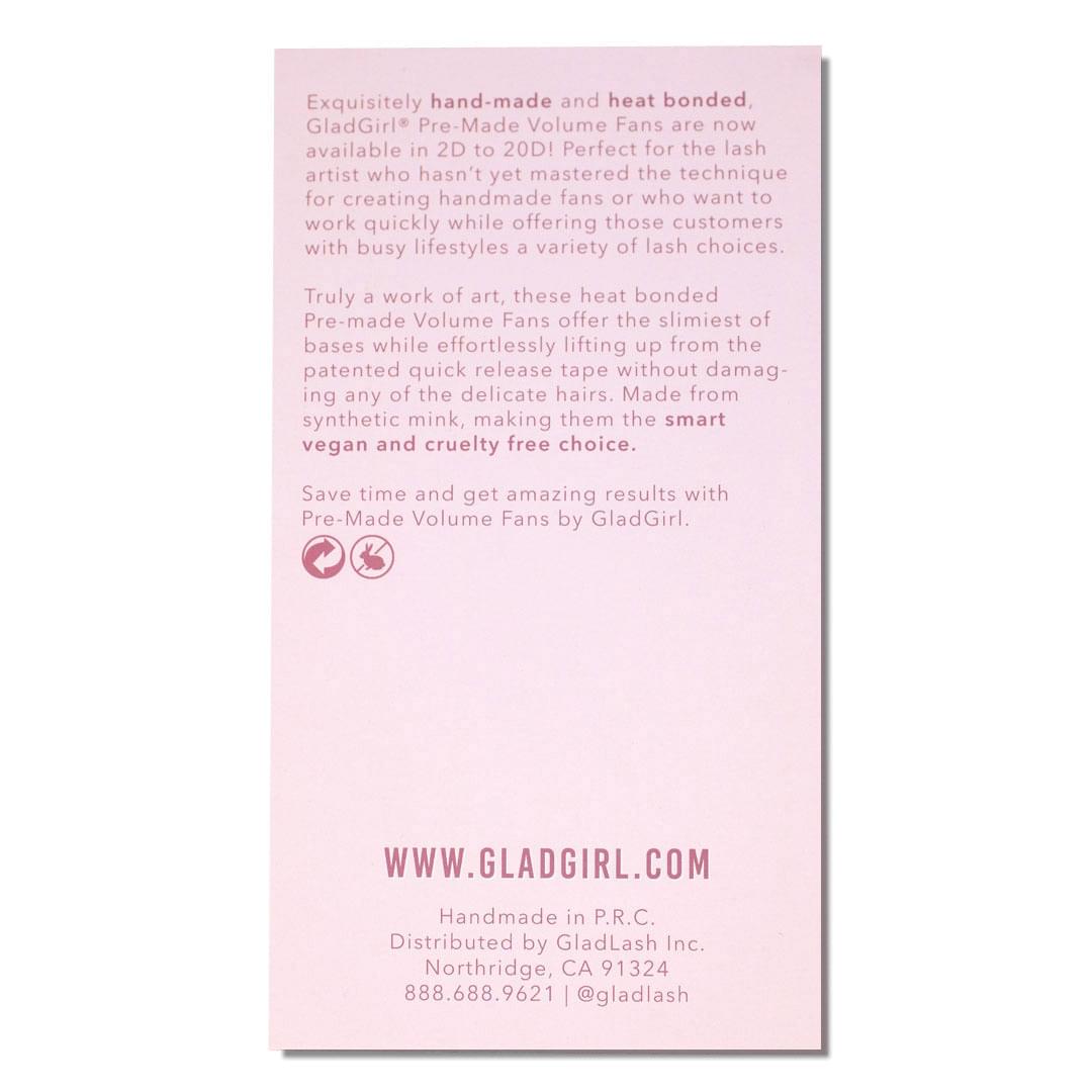 10D Heat Bonded PreMade Lash Fans - Mega Volume - 400 Fans