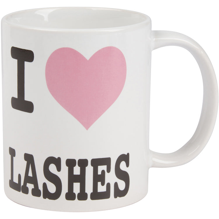 I Love Lashes Coffee Mug