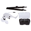 LED magnifying glasses with case and headband strap