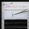 Easy Fan Lashes close up held by tweezers