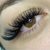 Client photo wearing Glad Lash Easy Fan