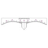 Eyebrow Shaping Sticker Ruler - 50 per Quantity